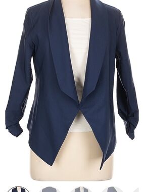 NEW Lulus Navy Open-Front Women's Blazer Jacket